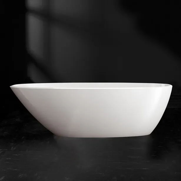 Mozzano Freestanding bath 1645 x 741mm, without overflow
