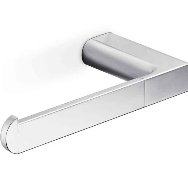 Mito Toilet paper holder single - Chrome - Black